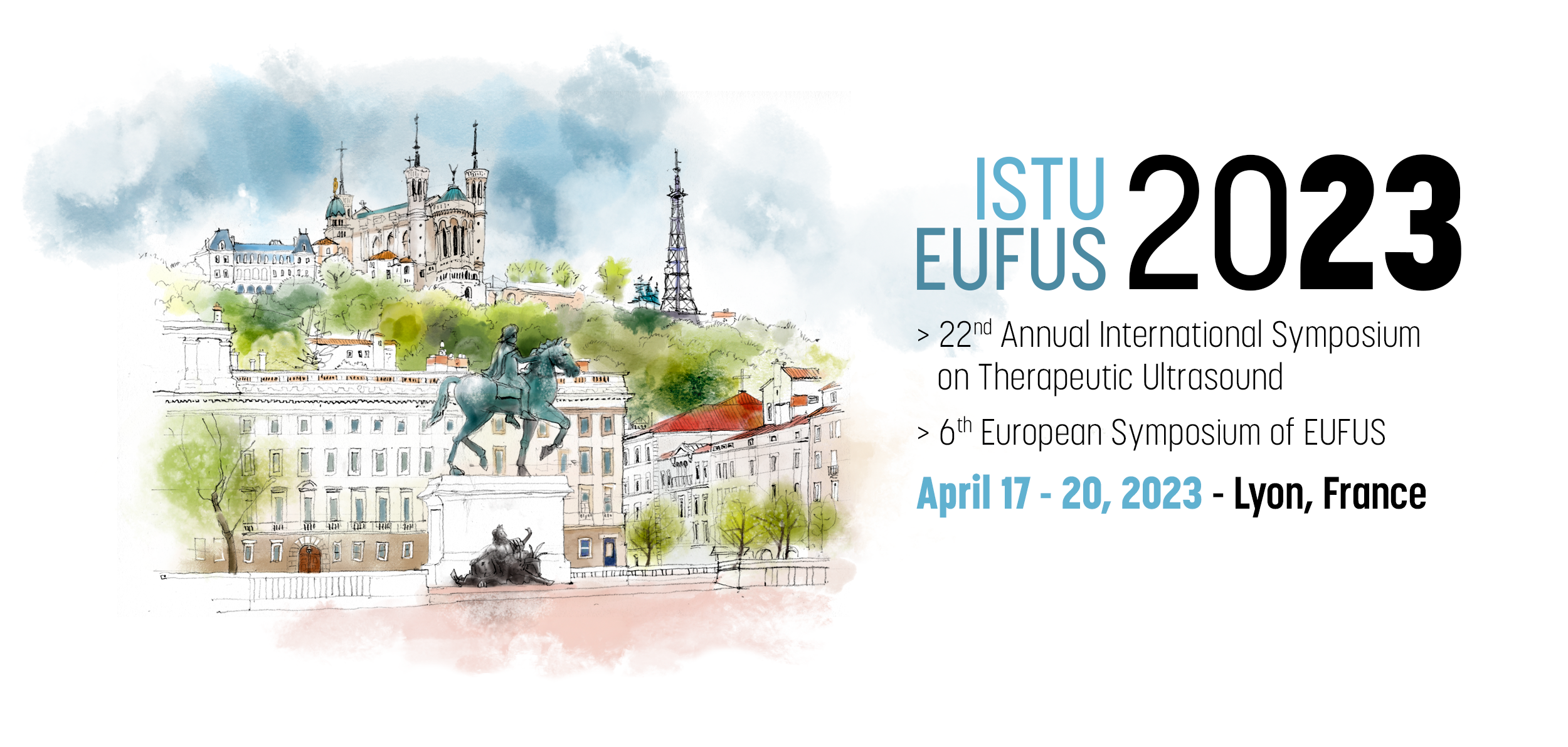 International Symposium on Therapeutic Ultrasound (ISTU) 2023 Logo